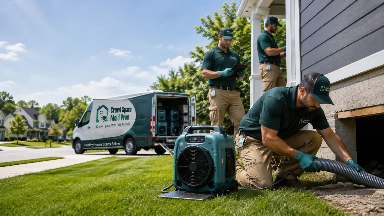 Crawl Space Mold Removal in Carroll, OH